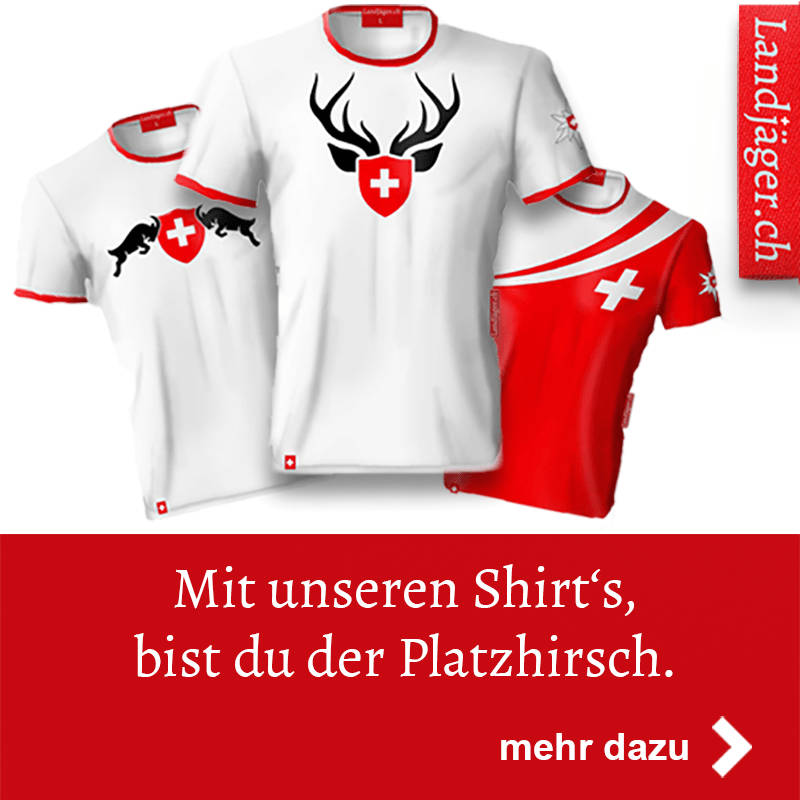 Shirts mit Hirsch Sujet von landjaeger.ch